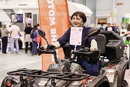 Striker 500 EFI/EPS на выставке в Новосибирском Экспоцентре