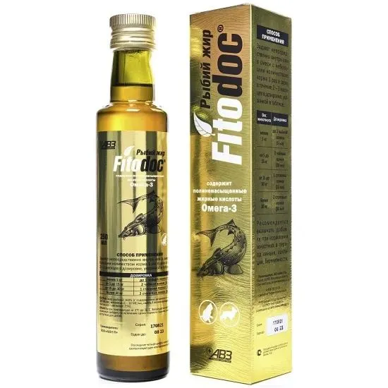 ФИТОДОК Рыбий жир 250 мл.