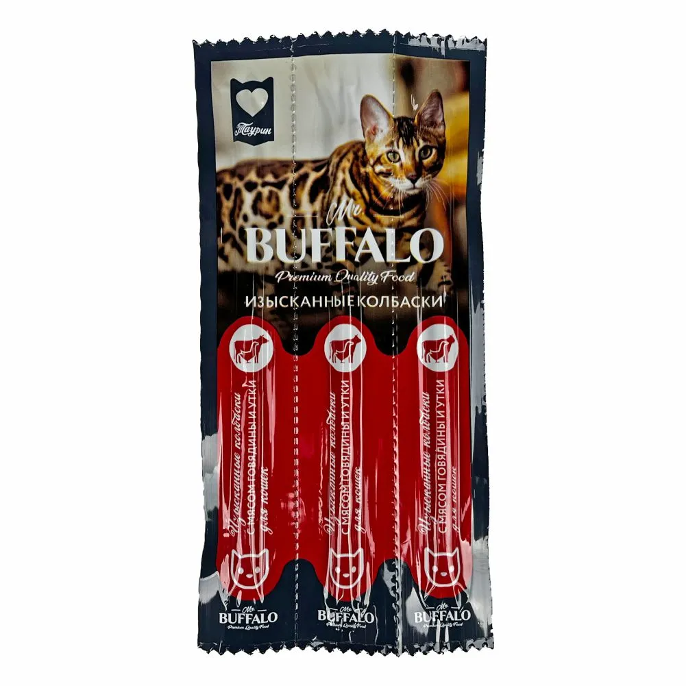 Mr.Buffalo изысканные колбаски с мясом утки 3шт