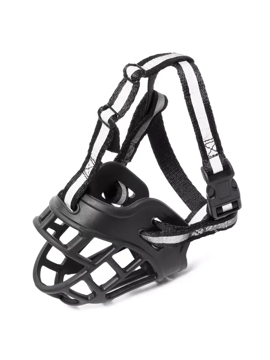 Triol намордник силиконовый с нейлоновым ремешком №4, 85х55х125мм