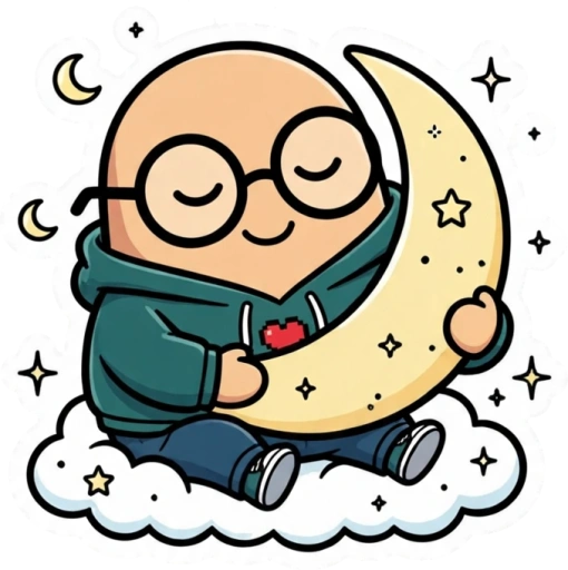 Стикер 6 🌙 из набора «БАЙТ»