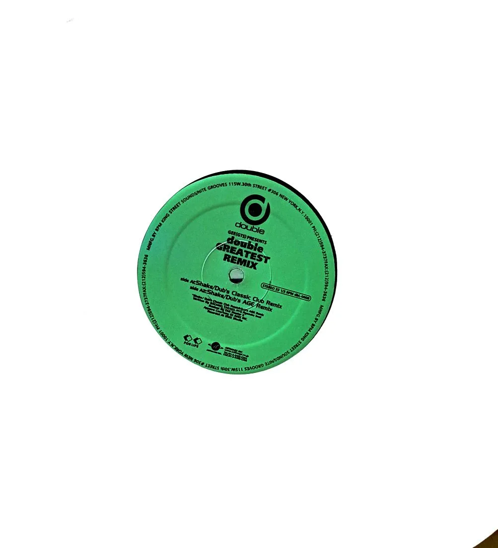 Double — Greatest Remix (12", dbl-0008, Gee(GTS) Presents, 2002) — изображение 2