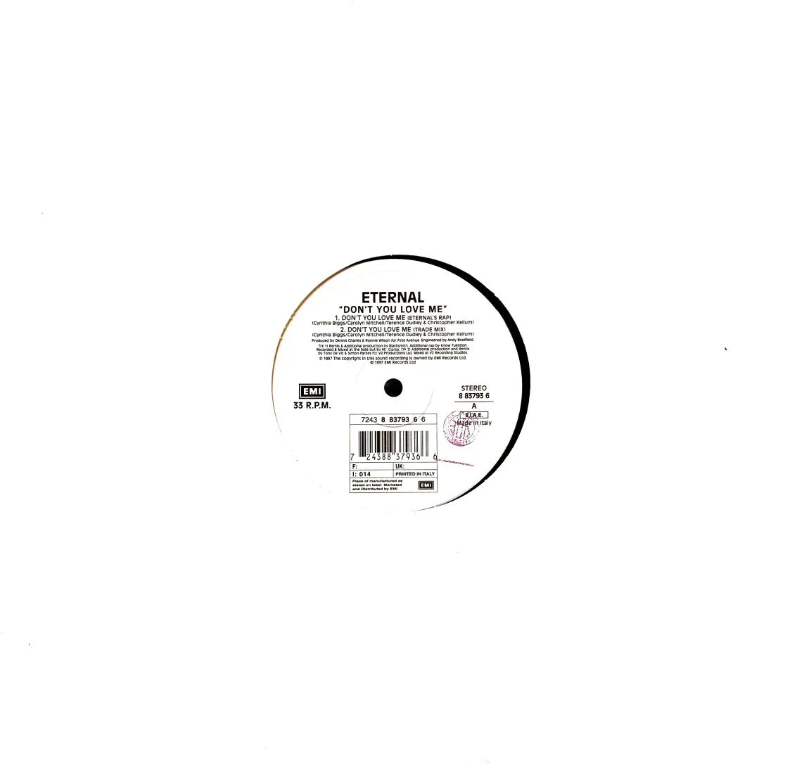 Eternal — Don’t You Love Me (12", 33 RPM, EMI, 1997, Italy) — изображение 2