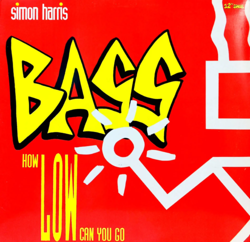 Simon Harris — «Bass (How Low Can You Go)» [12" Vinyl Single, London Records, 1988 — культовый брейкбит-хит]