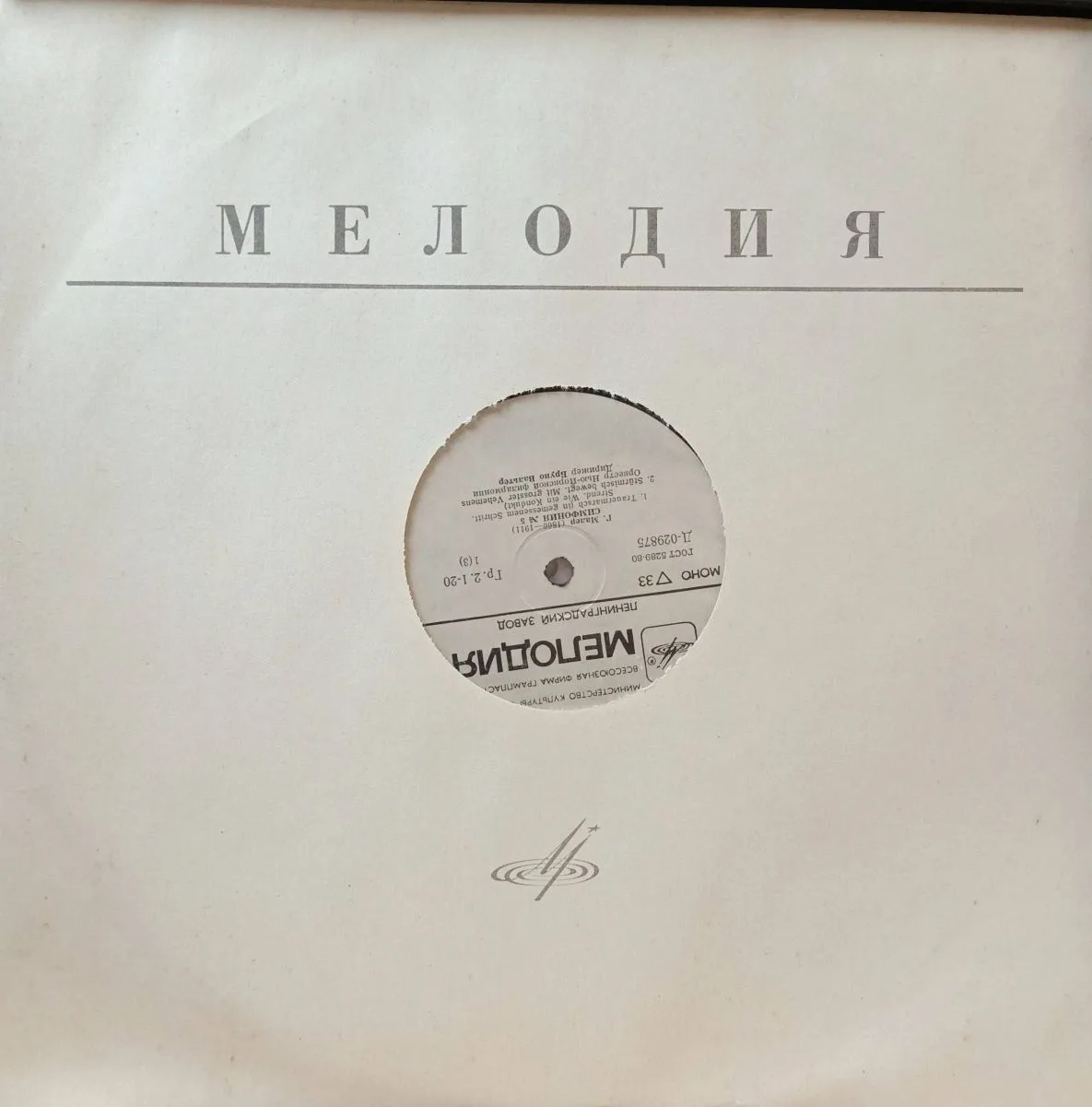 Густав Малер — Симфония № 5 / Песни об умерших детях — виниловая пластинка 2LP, СССР, 1971 — изображение 4