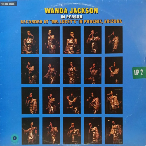 Wanda Jackson — In Person — виниловая пластинка 1LP — запись в Mr. Lucky’s, Феникс, Аризона
