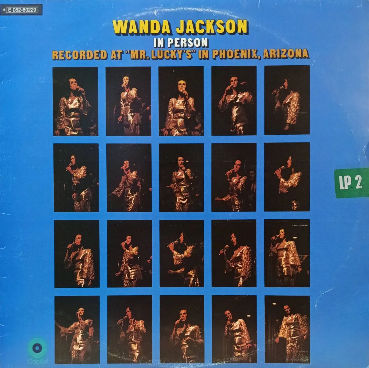 Wanda Jackson — In Person — виниловая пластинка 1LP — запись в Mr. Lucky’s, Феникс, Аризона