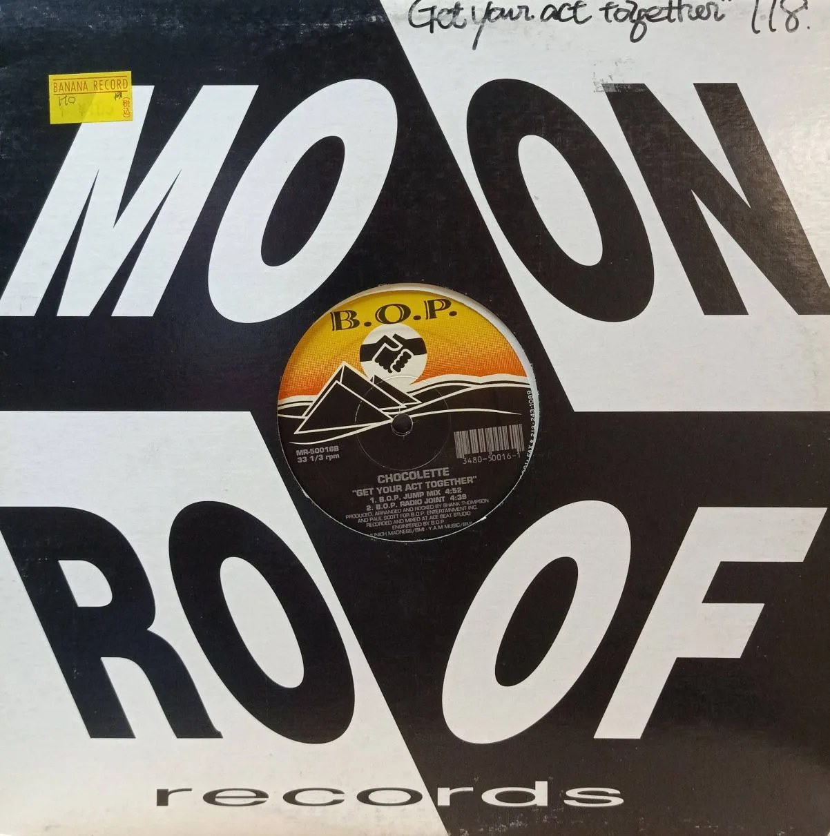 Chocolette — Get Your Act Together — виниловая пластинка 12" LP — США, 1992