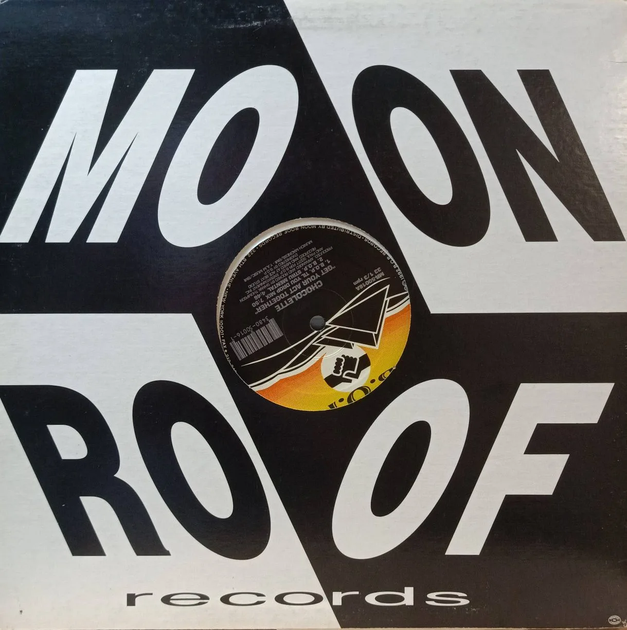 Chocolette — Get Your Act Together — виниловая пластинка 12" LP — США, 1992 — изображение 2