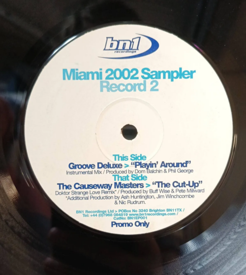 Various — Miami 2002 Sampler Record 2 — виниловая пластинка 12" LP — Великобритания, 2002