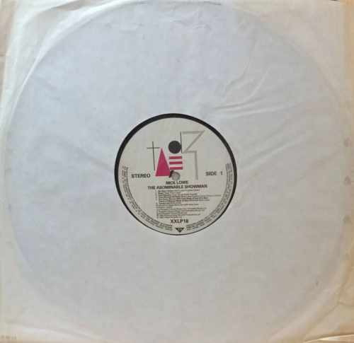 Nick Lowe — The Abominable Showman — виниловая пластинка LP — Великобритания, 1983