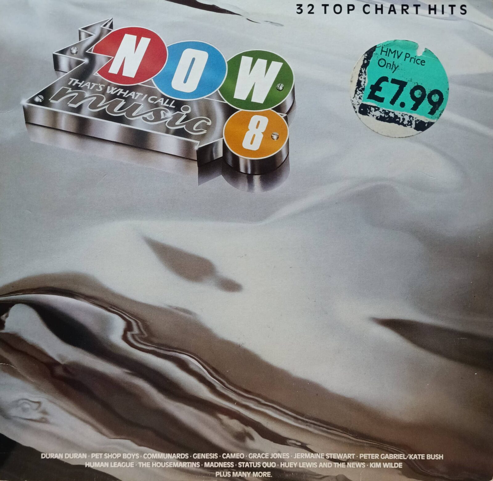 «Now That’s What I Call Music! 8» — виниловая пластинка (2LP) — Великобритания, Virgin/EMI, 1986 — 32 топовых хита