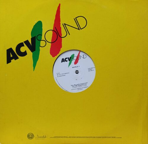 Nicole J — «Tell Me» (ACV Sound ACV 5461, 1989) — 12‑дюймовый итало‑диско сингл с ремиксом и акапеллой для диджеев