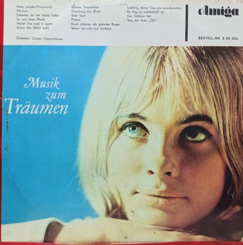 Orchester Günter Oppenheimer — «Musik zum Träumen» — виниловая пластинка LP — ГДР, Amiga, 1965