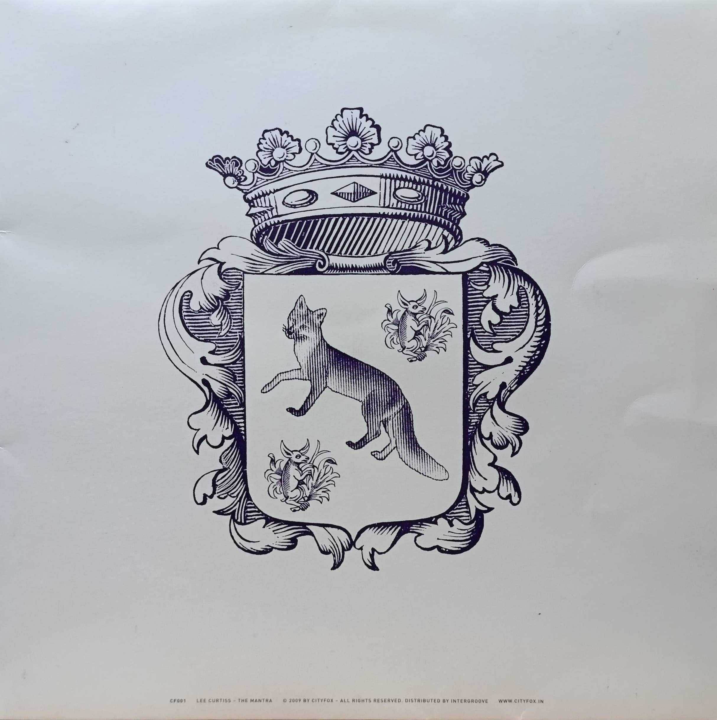 Lee Curtiss — The Mantra EP — виниловая пластинка 12", Cityfox CF001, 2009, Швейцария, white label promo