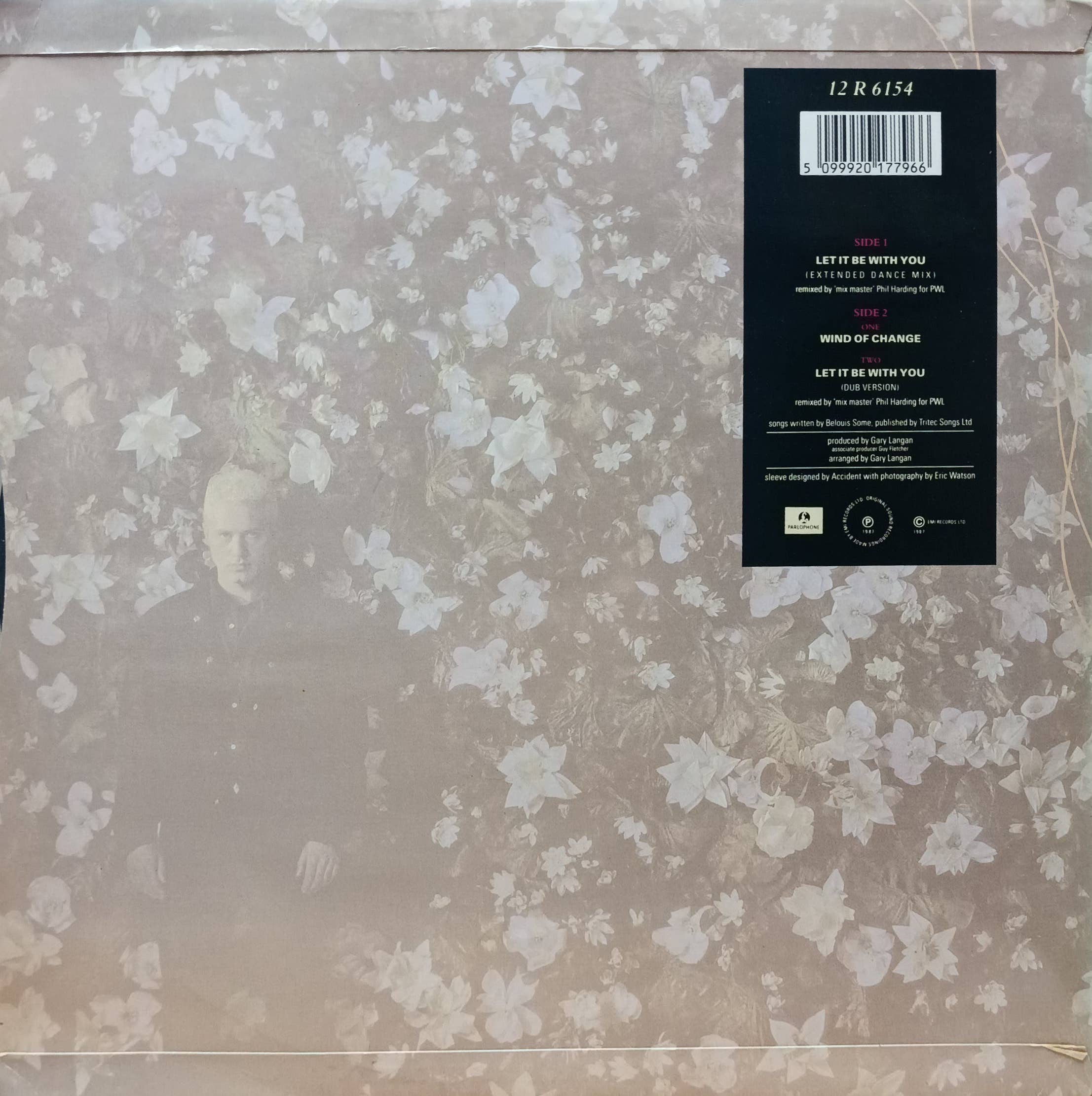 Belouis Some — Let It Be With You — виниловая пластинка 12" — Великобритания, 1987 — изображение 2