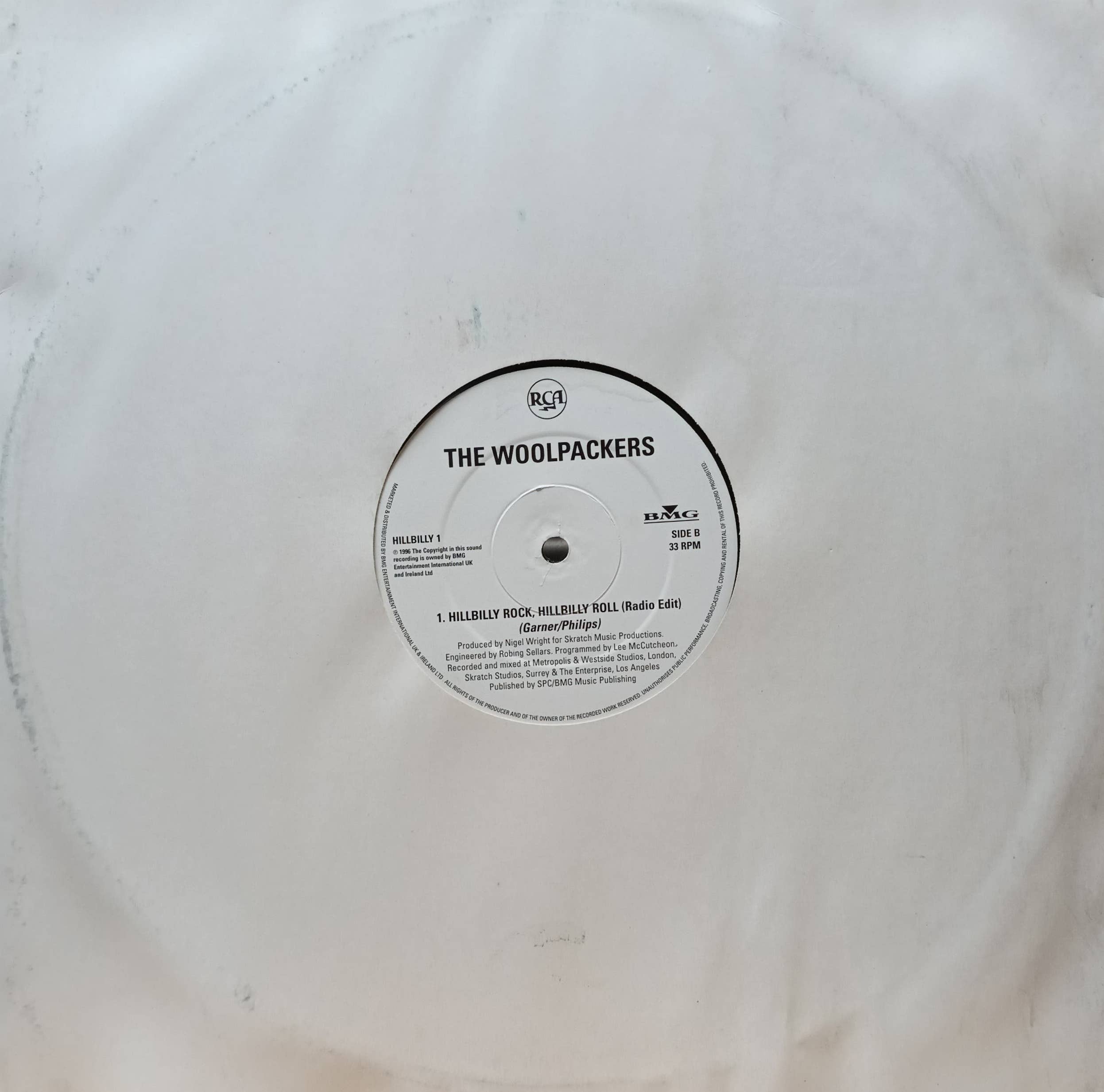 The Woolpackers — Hillbilly Rock, Hillbilly Roll (Radio Edit) — виниловый сингл — Великобритания, 1996