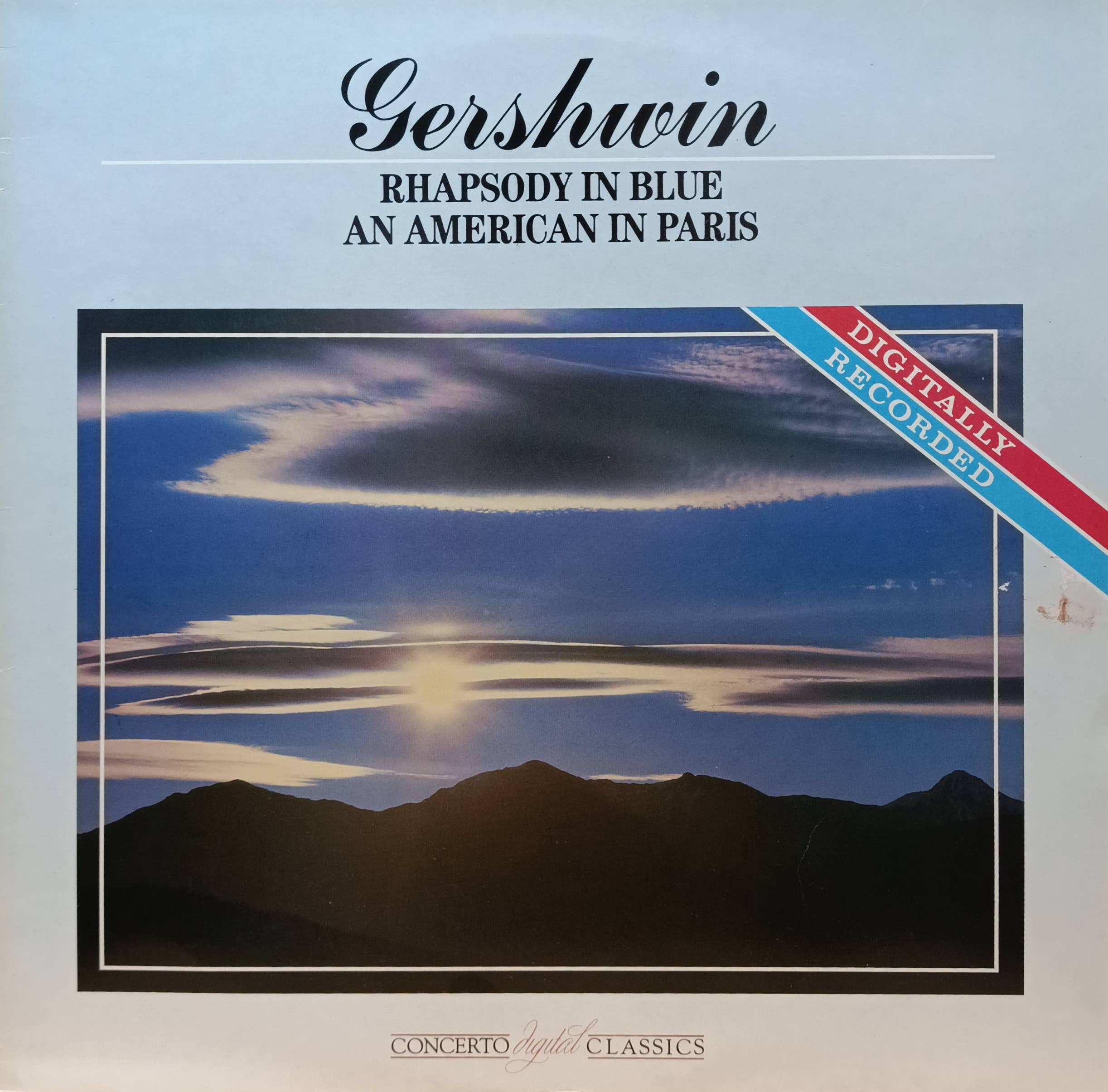 George Gershwin — Rhapsody in Blue / An American in Paris — виниловая пластинка LP — Concerto Digital Classics