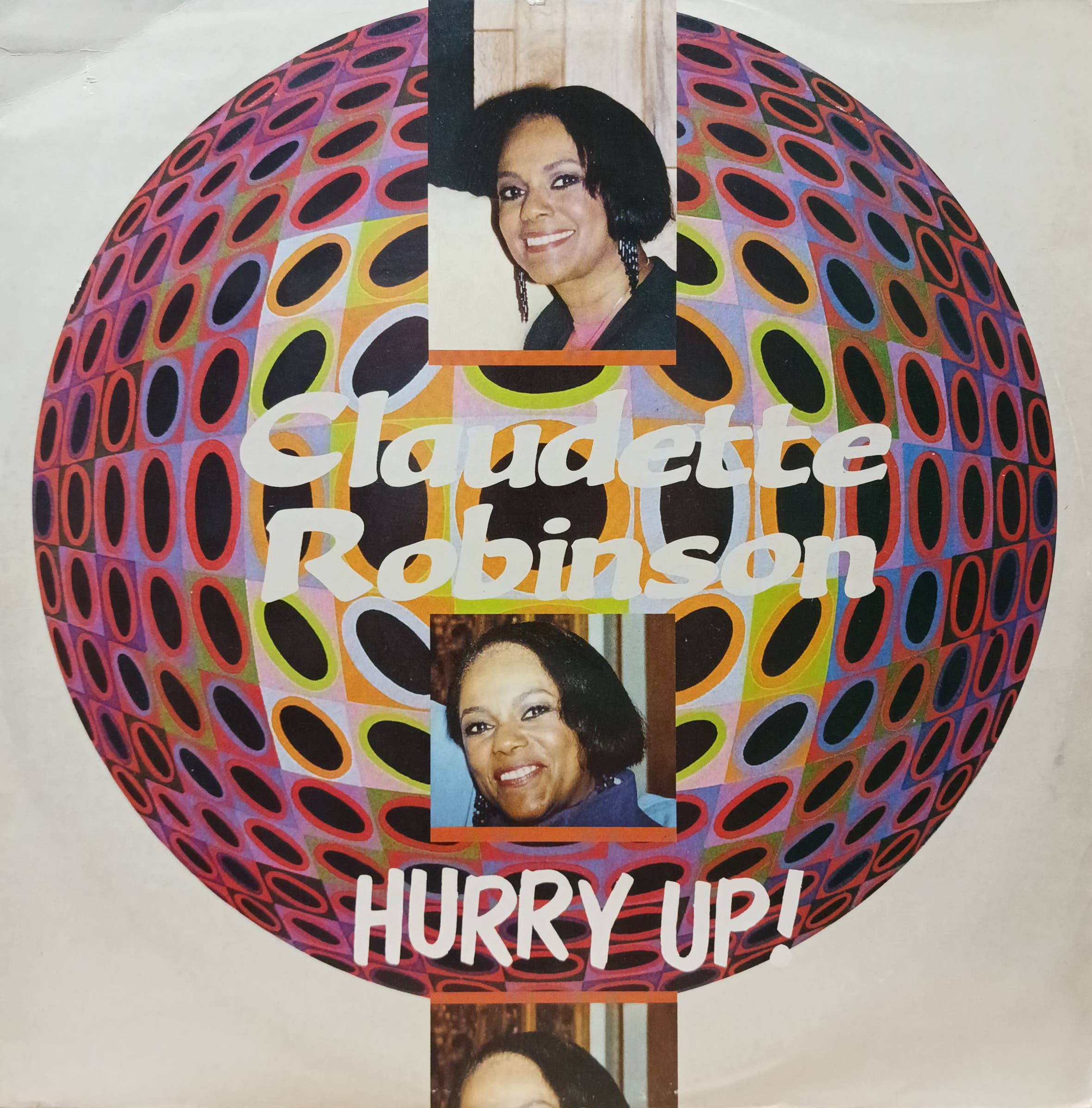 Claudette Robinson — Hurry Up! — виниловый сингл 12", Motorcity Records, 1990