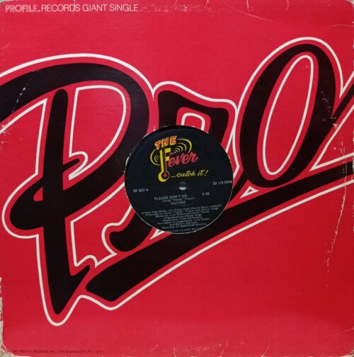 Nayobe — Please Don’t Go (Dub Version) — виниловая пластинка 12" — Fever Records SF 802 — 1984