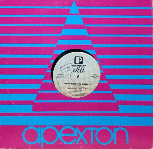 Jill — Match Made Up In Heaven — виниловая пластинка 12" Single, Paris International Records, 1986