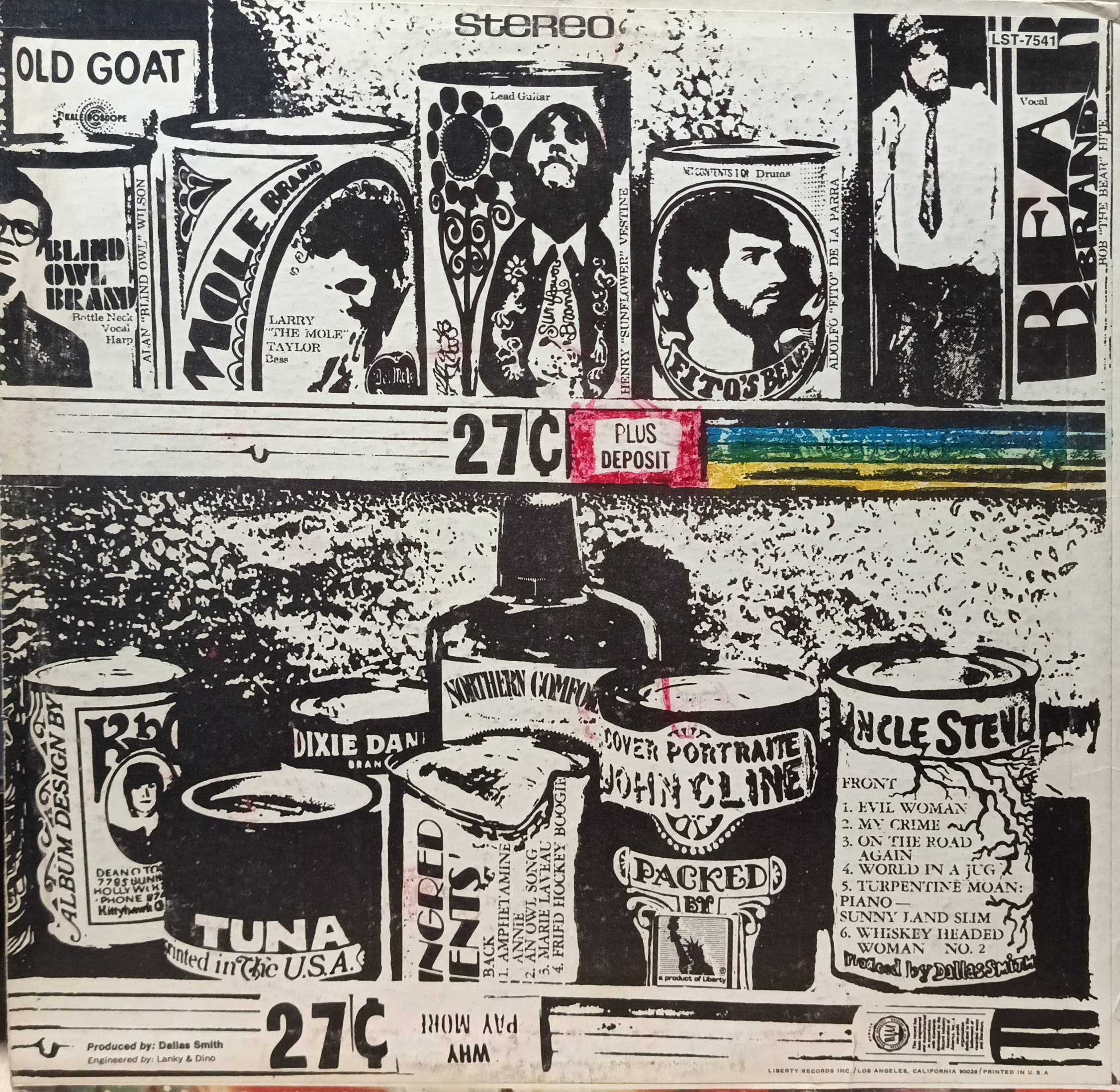 Canned Heat — Boogie With Canned Heat — виниловая пластинка LP, 1968 — изображение 2