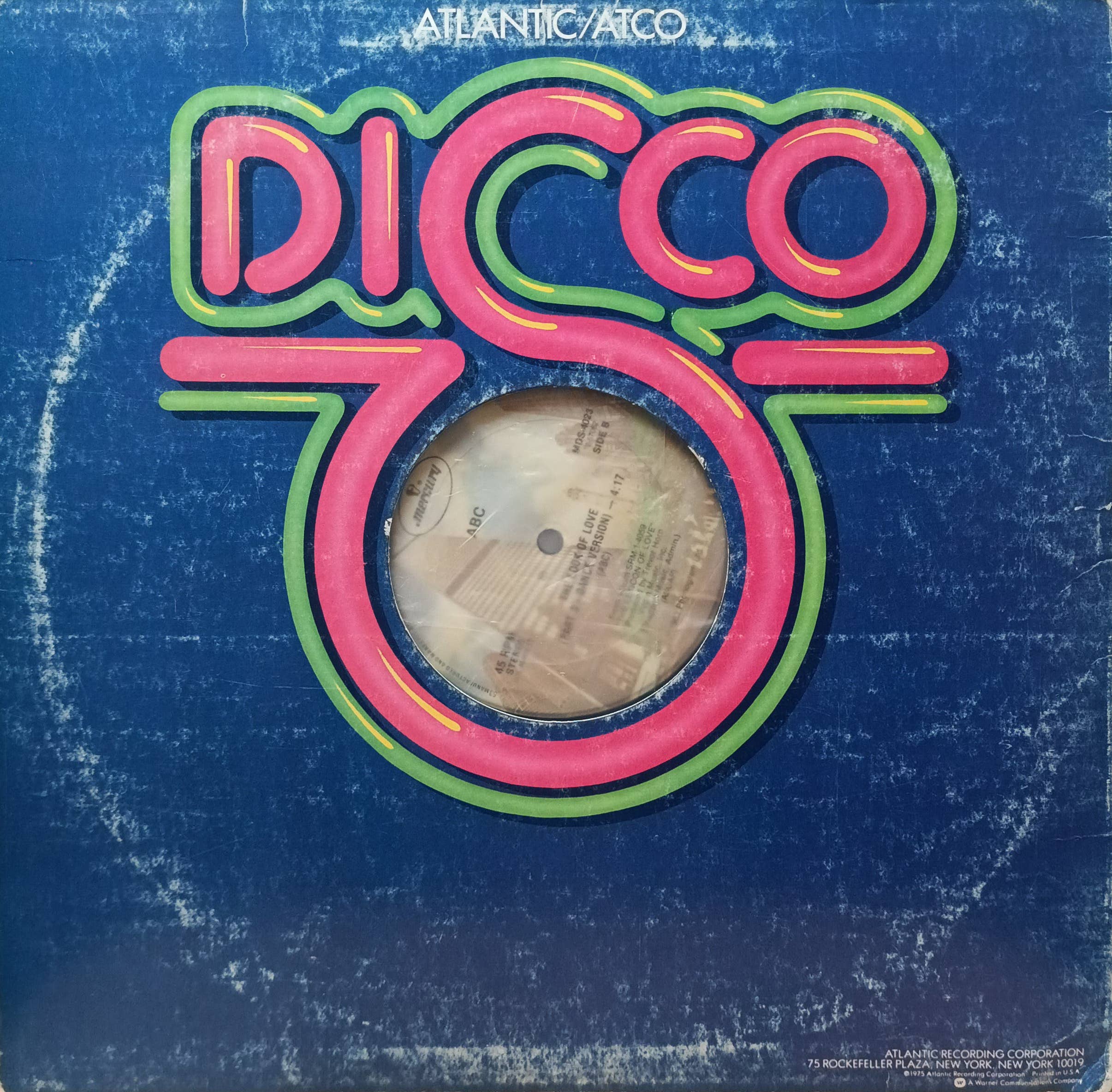 ABC — The Look Of Love (USA Remix — Dub Version) — виниловая пластинка 12" Single, Virgin Music, 1982