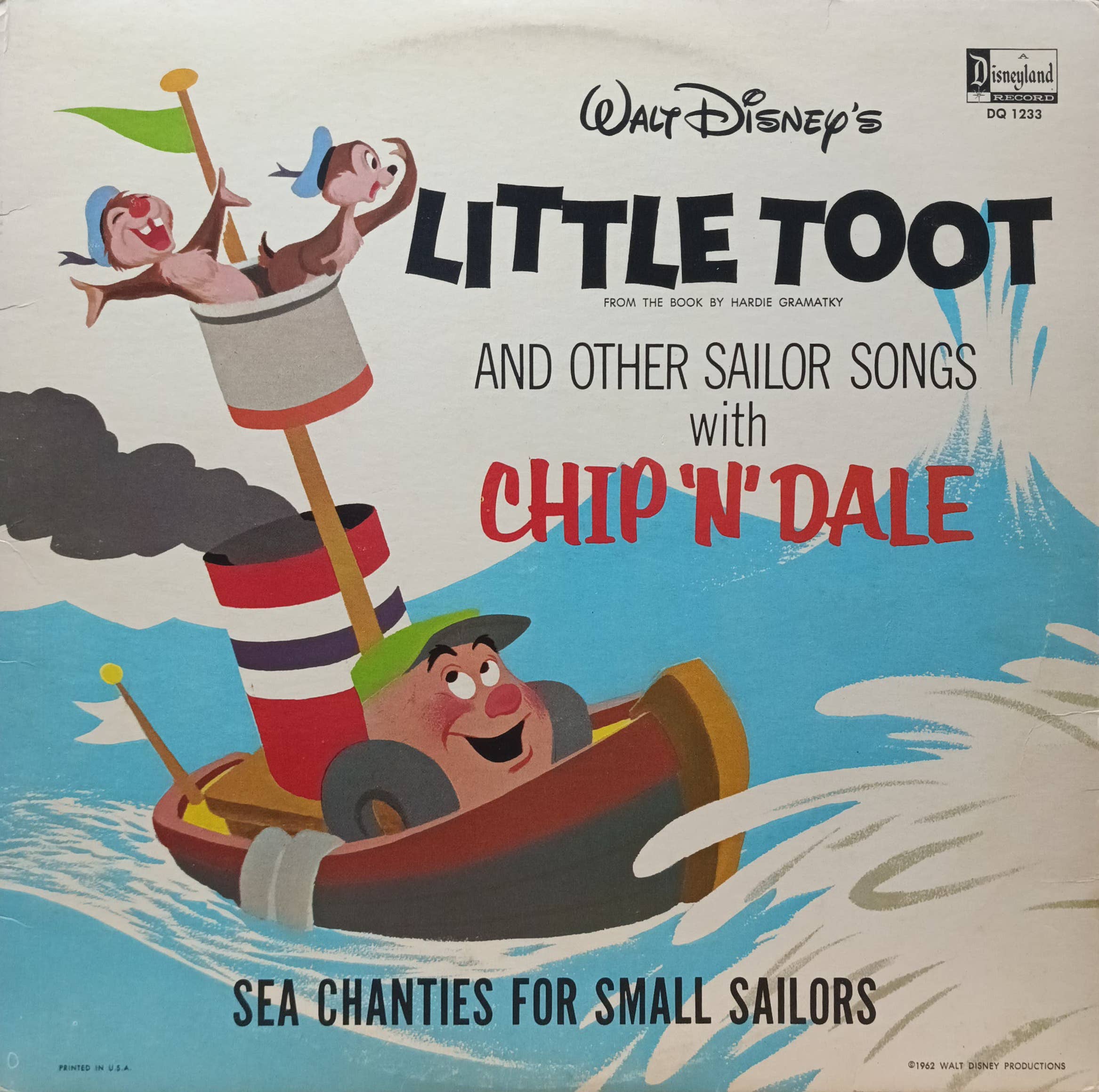 Walt Disney’s Little Toot and Other Sailor Songs with Chip ‘n’ Dale — Чип и Дэйл, 1962