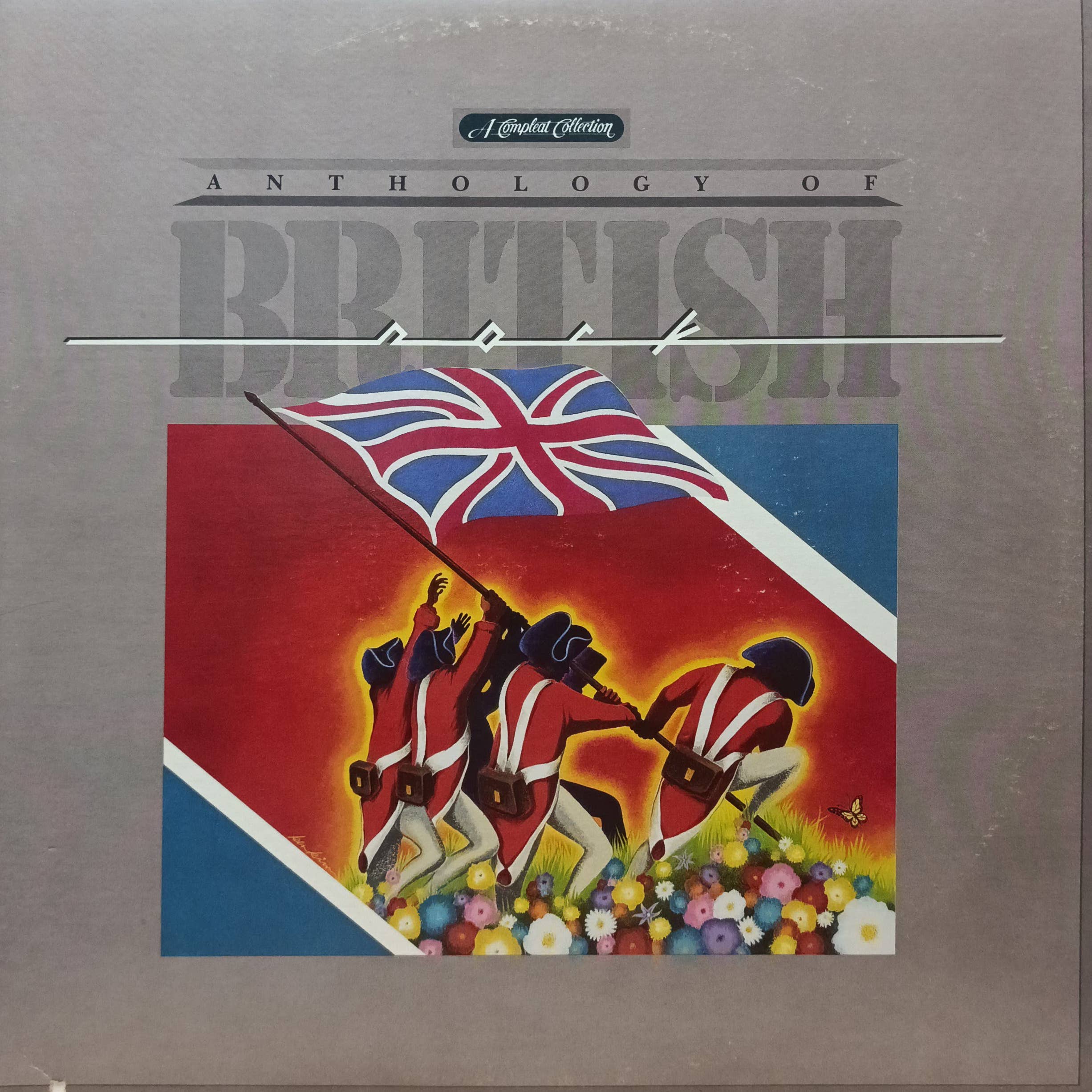 Various Artists — Anthology of British Rock: A Compleat Collection — виниловая пластинка 2LP — США, 1985