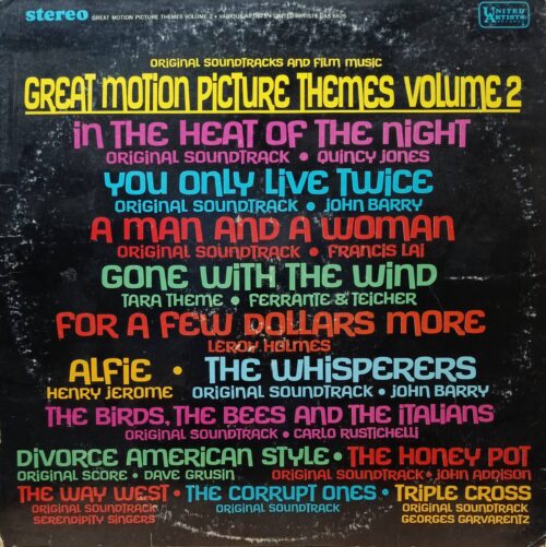 Various Artists — Great Motion Picture Themes Volume 2 — виниловая пластинка LP — США, 1967