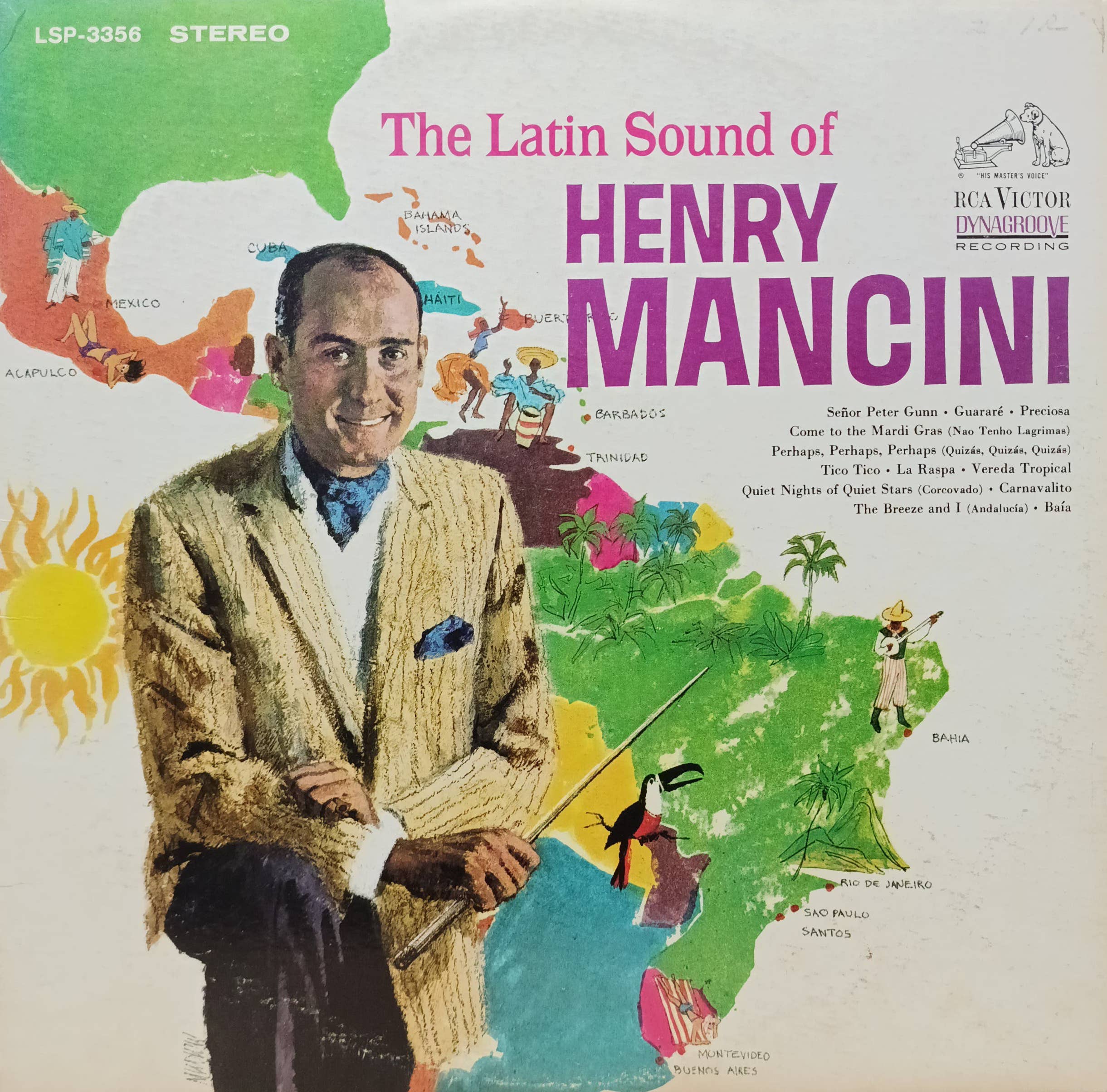 Henry Mancini — The Latin Sound of Henry Mancini — виниловая пластинка LP — США, 1965