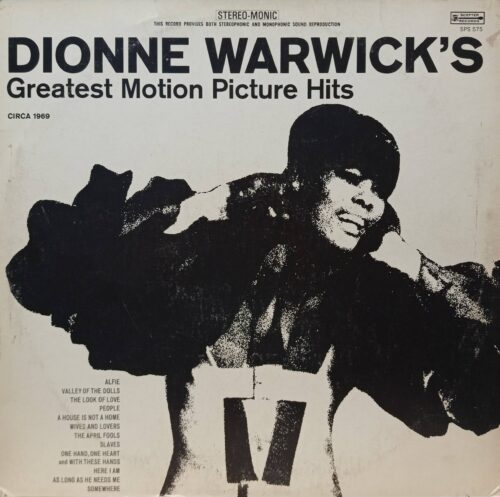 Dionne Warwick’s Greatest Motion Picture Hits — виниловая пластинка LP — Scepter Records, 1969