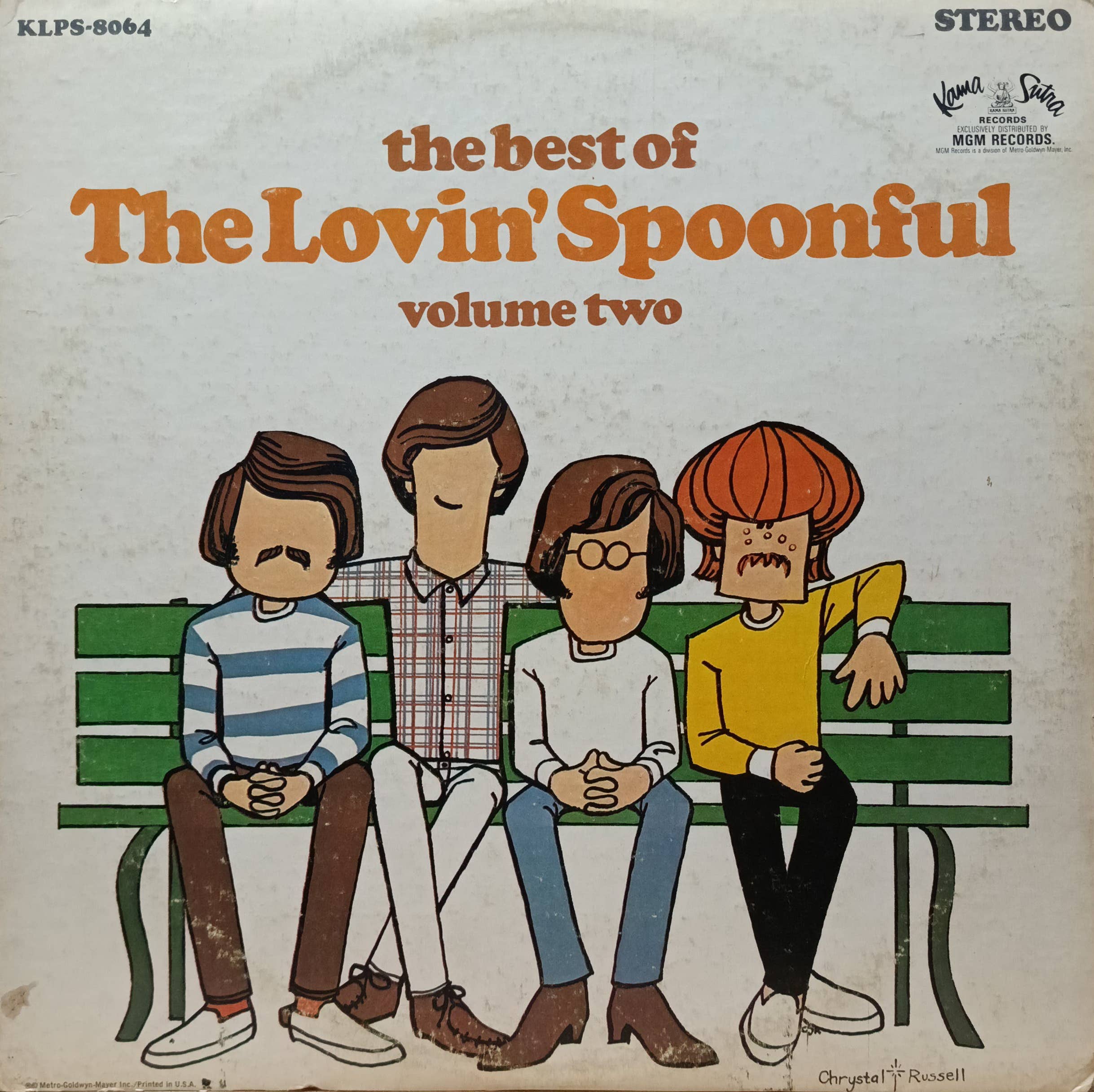 The Lovin’ Spoonful — The Best Of The Lovin’ Spoonful Volume Two — виниловая пластинка LP — Kama Sutra Records, 1968 — стерео, KLPS‑8064