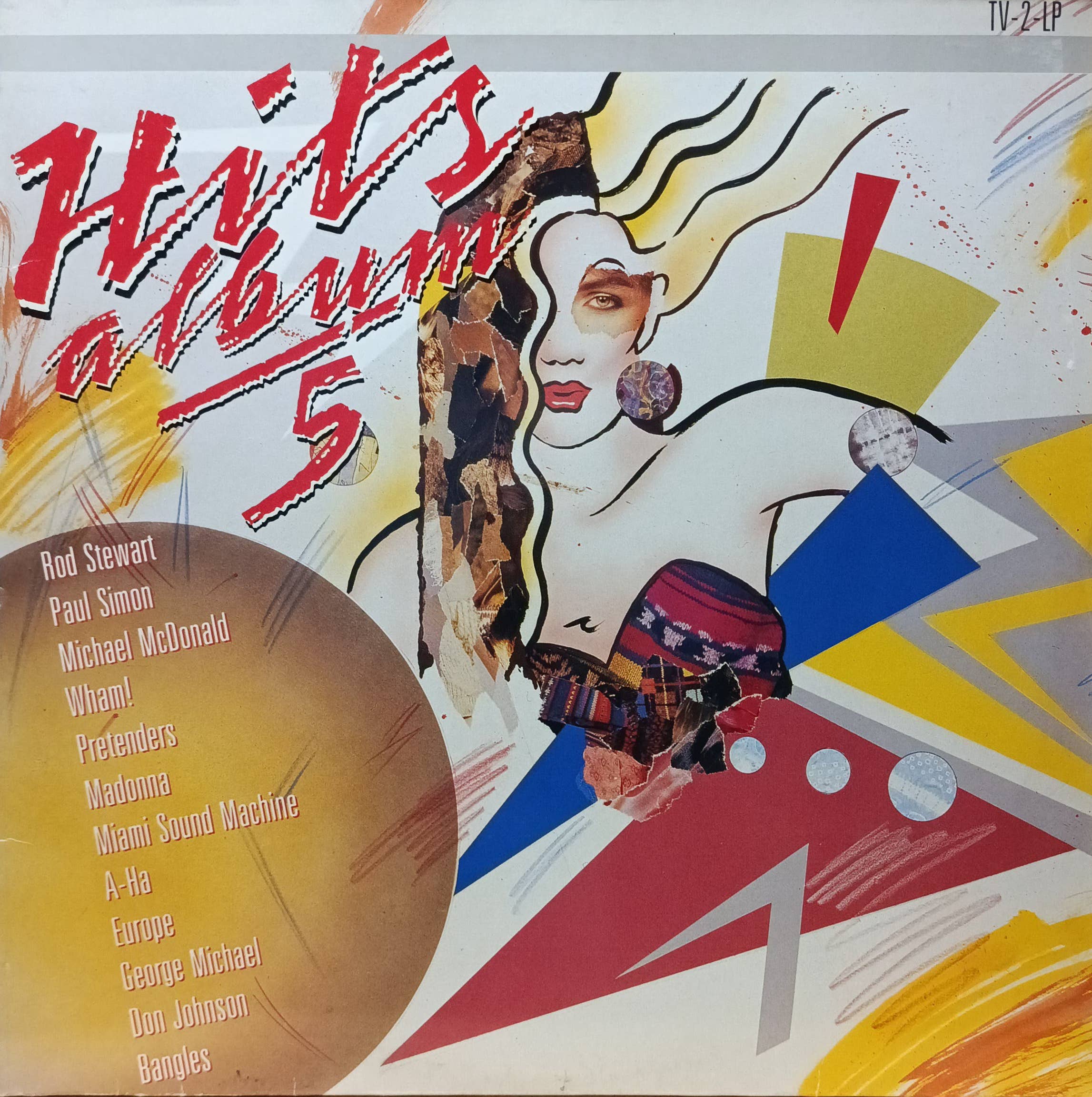 «Hits Album 5» — виниловая пластинка (2 LP), Various Artists, 1986, WEA/CBS, Нидерланды