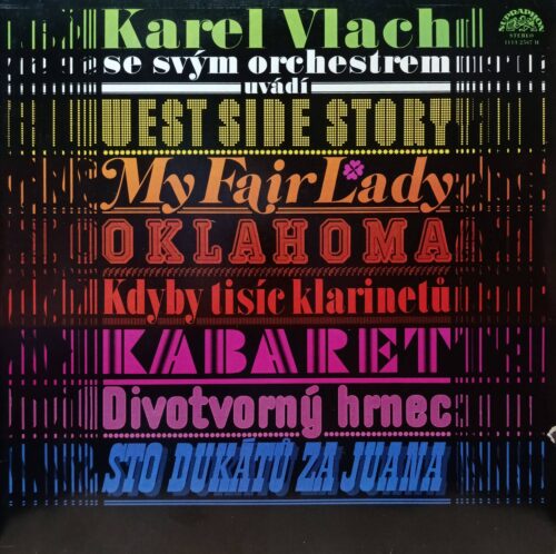 Karel Vlach se svým orchestrem — Musicals On Parade — виниловая пластинка LP — Чехословакия, 1980