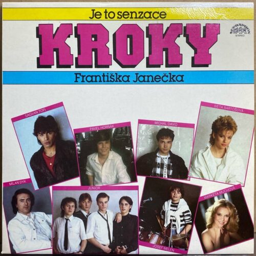 Kroky Františka Janečka — «Je to senzace» — виниловая пластинка LP — Чехословакия «Supraphon» — лицевая сторона