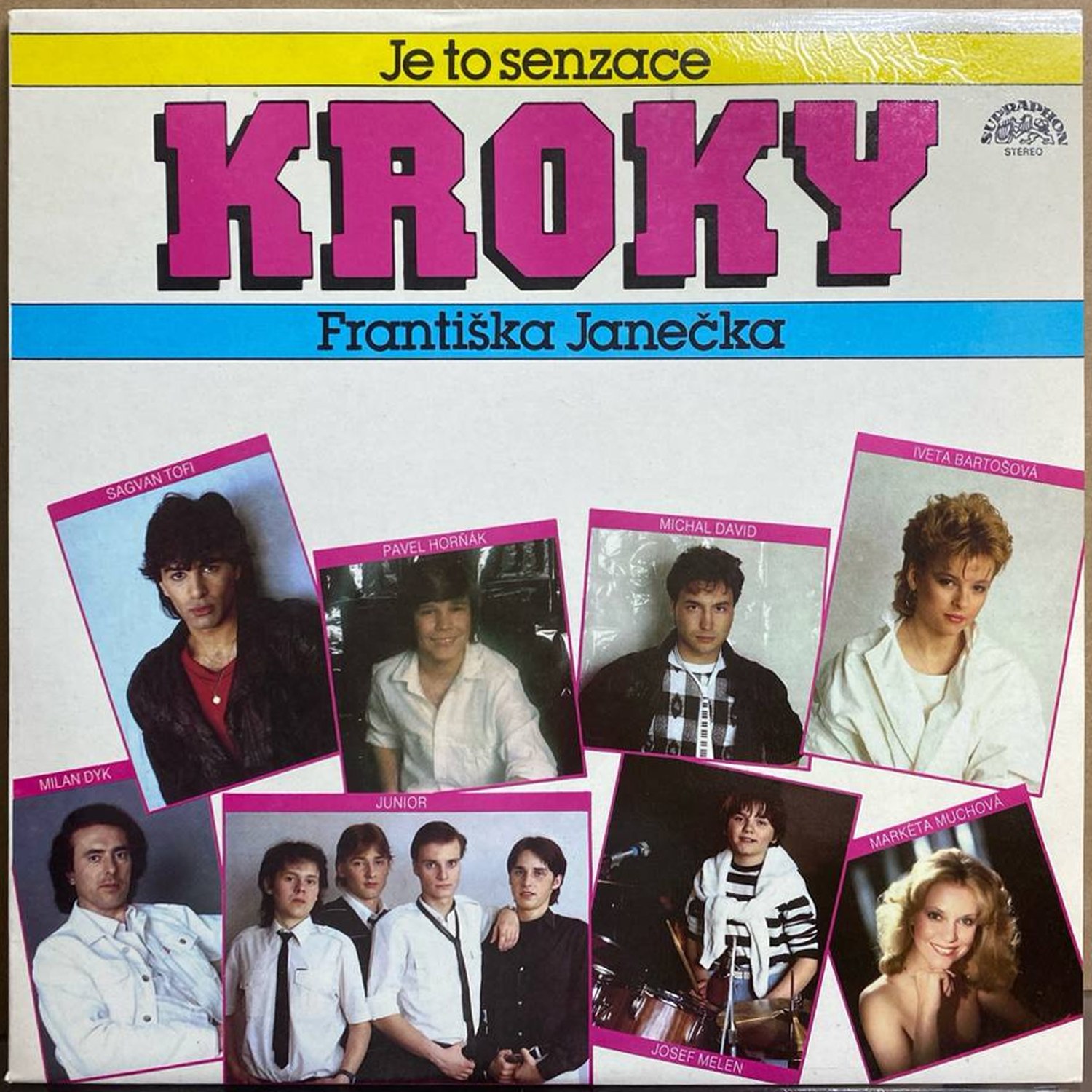 Kroky Františka Janečka — «Je to senzace» — виниловая пластинка LP — Чехословакия «Supraphon» — лицевая сторона