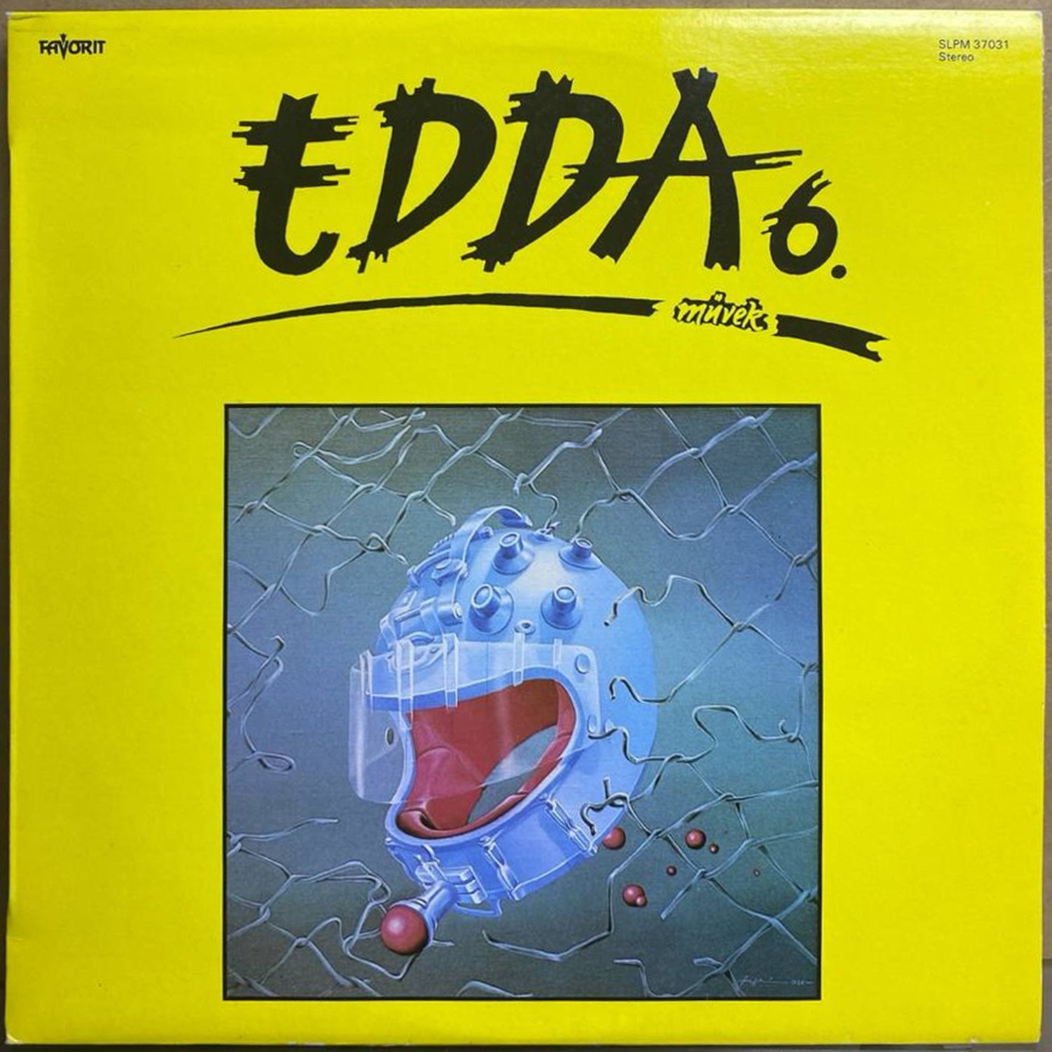 Edda Művek — «Edda Művek 6.» — виниловая пластинка LP — Венгрия, 1986 «Favorit» — лицевая сторона