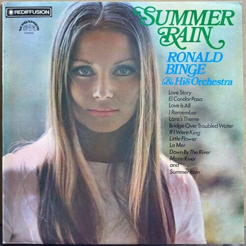Ronald Binge & His Orchestra — «Summer Rain» — виниловая пластинка LP — Чехословакия «Supraphon» — лицевая сторона