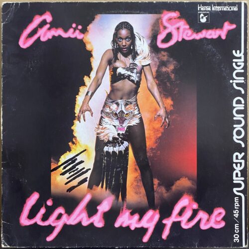 Amii Stewart — «Light My Fire» — виниловая пластинка LP — ФРГ «Hansa International» — лицевая сторона