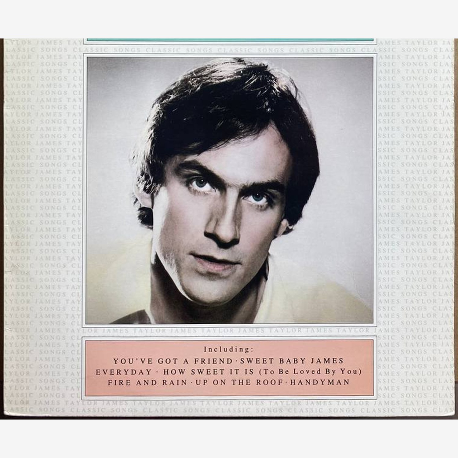 James Taylor — «Classic Songs» — виниловая пластинка LP — Великобритания, 1987 «CBS / WEA» — лицевая сторона
