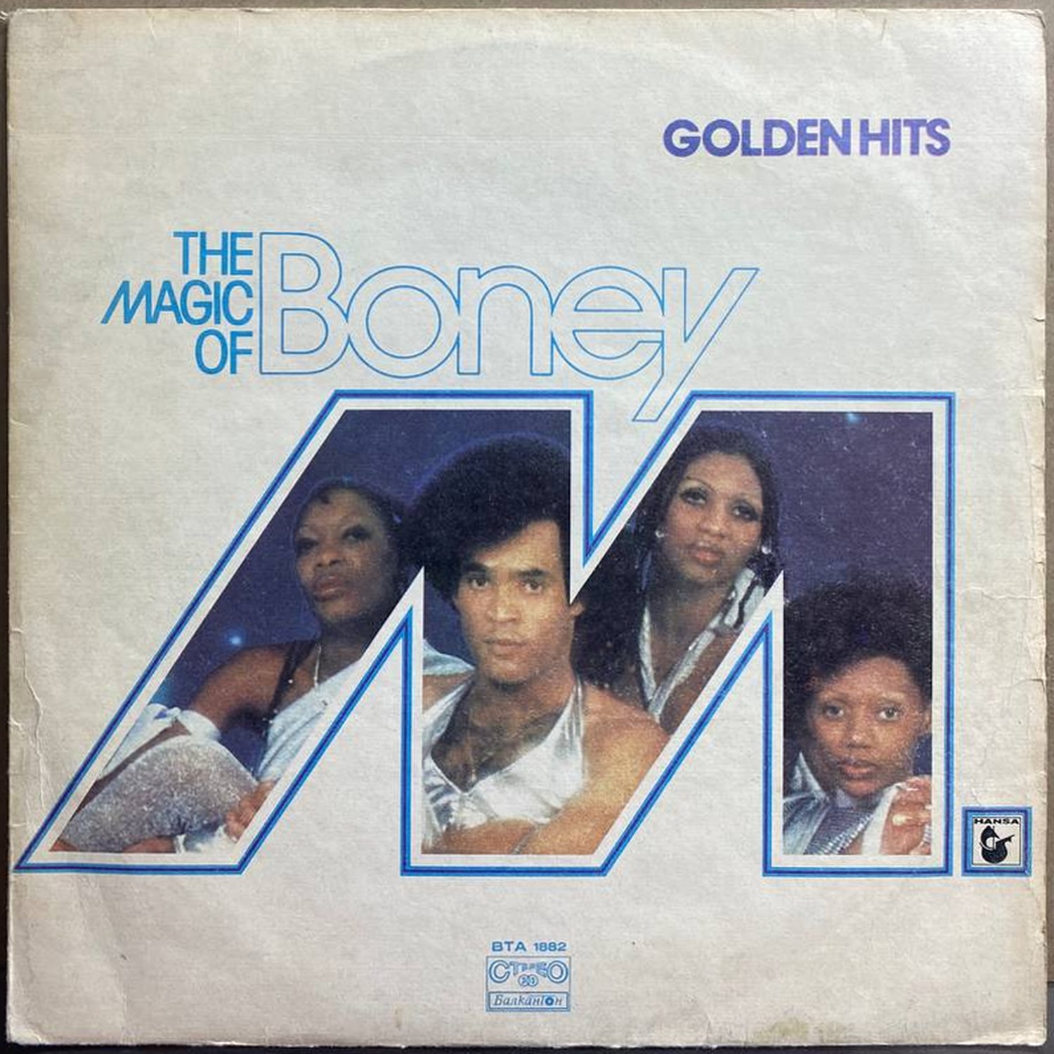 Boney M — «The Magic Of Boney M. Golden Hits» — виниловая пластинка LP — Болгария, 1980 «Балкантон» — лицевая сторона