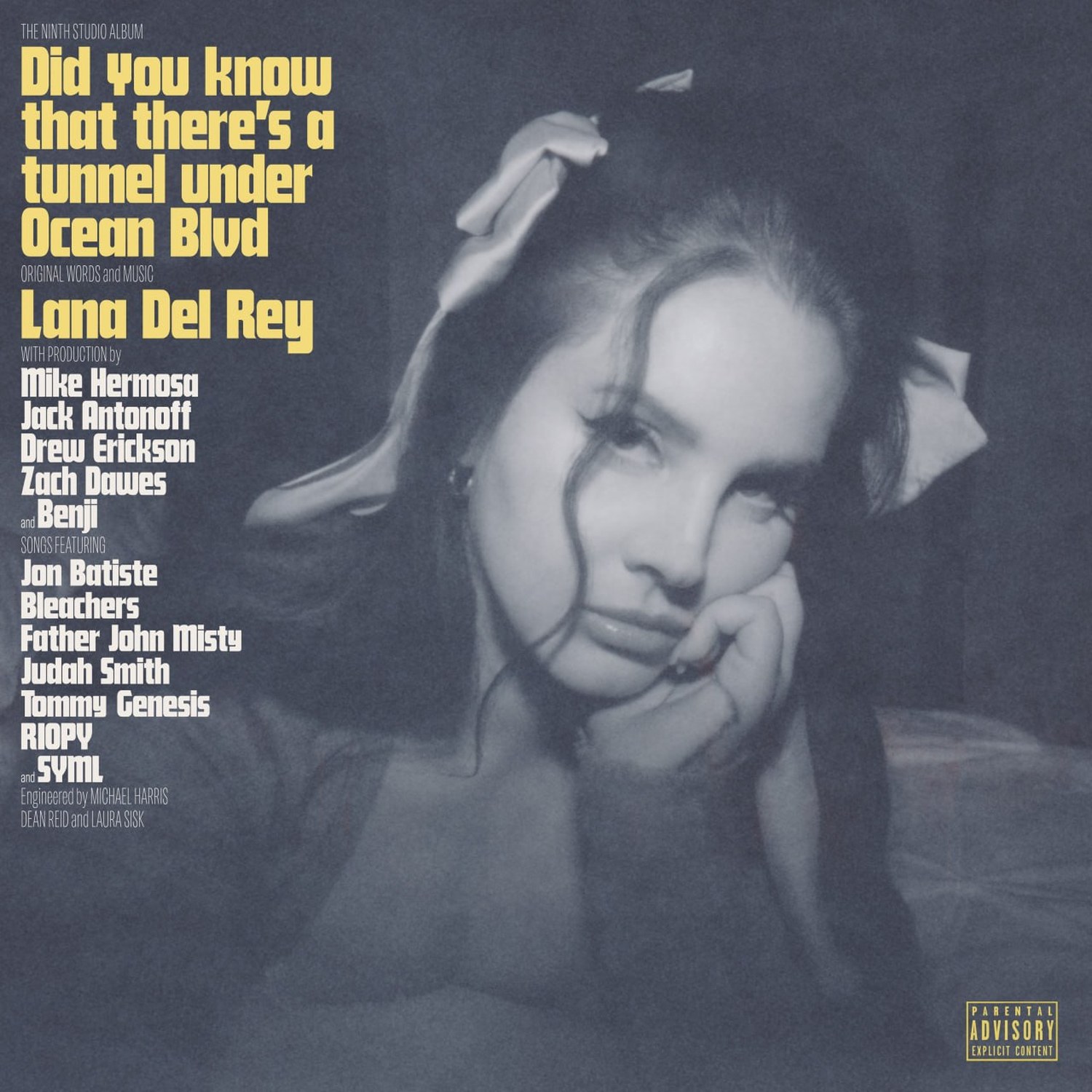 Lana Del Rey — Did You Know That There's a Tunnel Under Ocean Blvd, винил, 2023 — лицевая сторона конверта