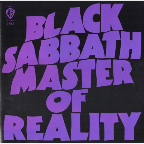 Black Sabbath — Master Of Reality, винил, 2015 — лицевая сторона конверта