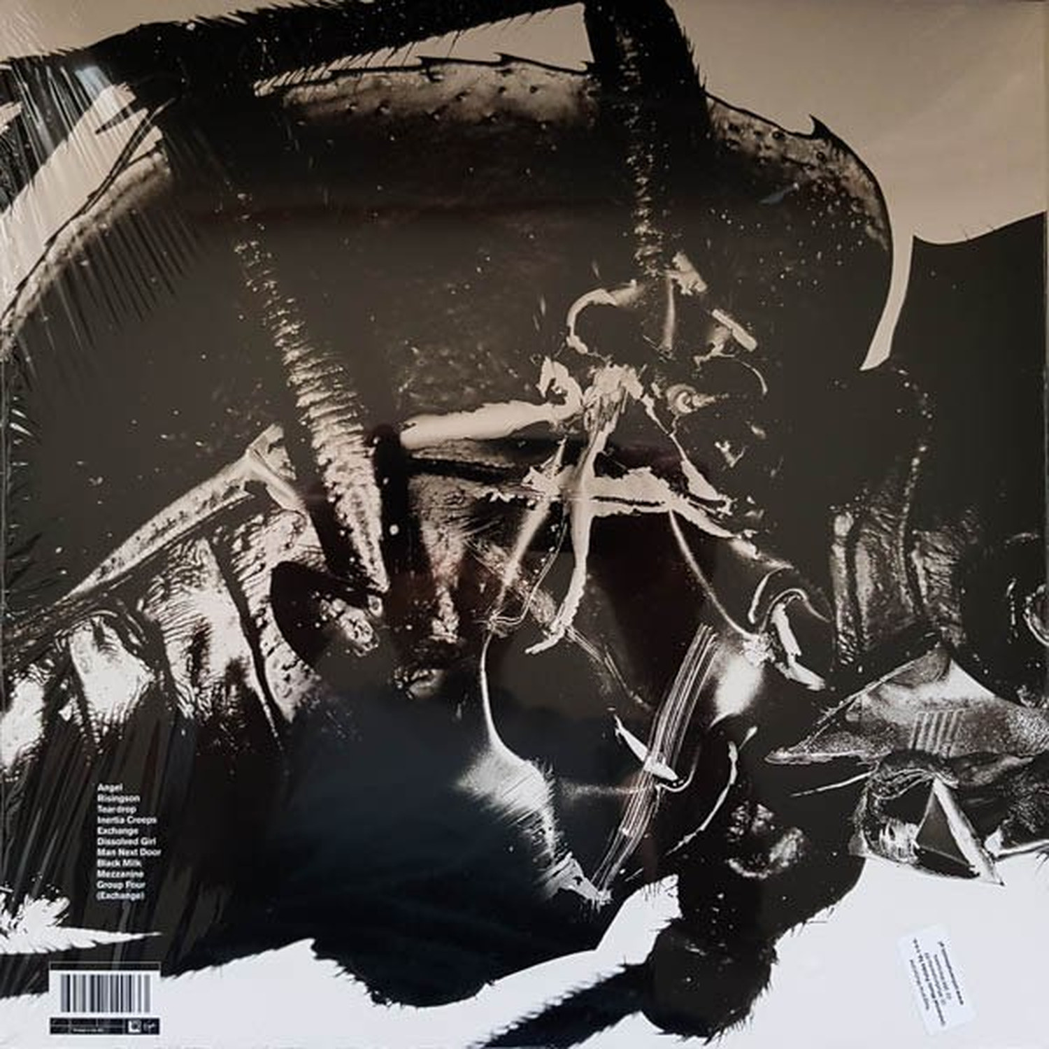 Massive Attack — Mezzanine, винил — оборот конверта