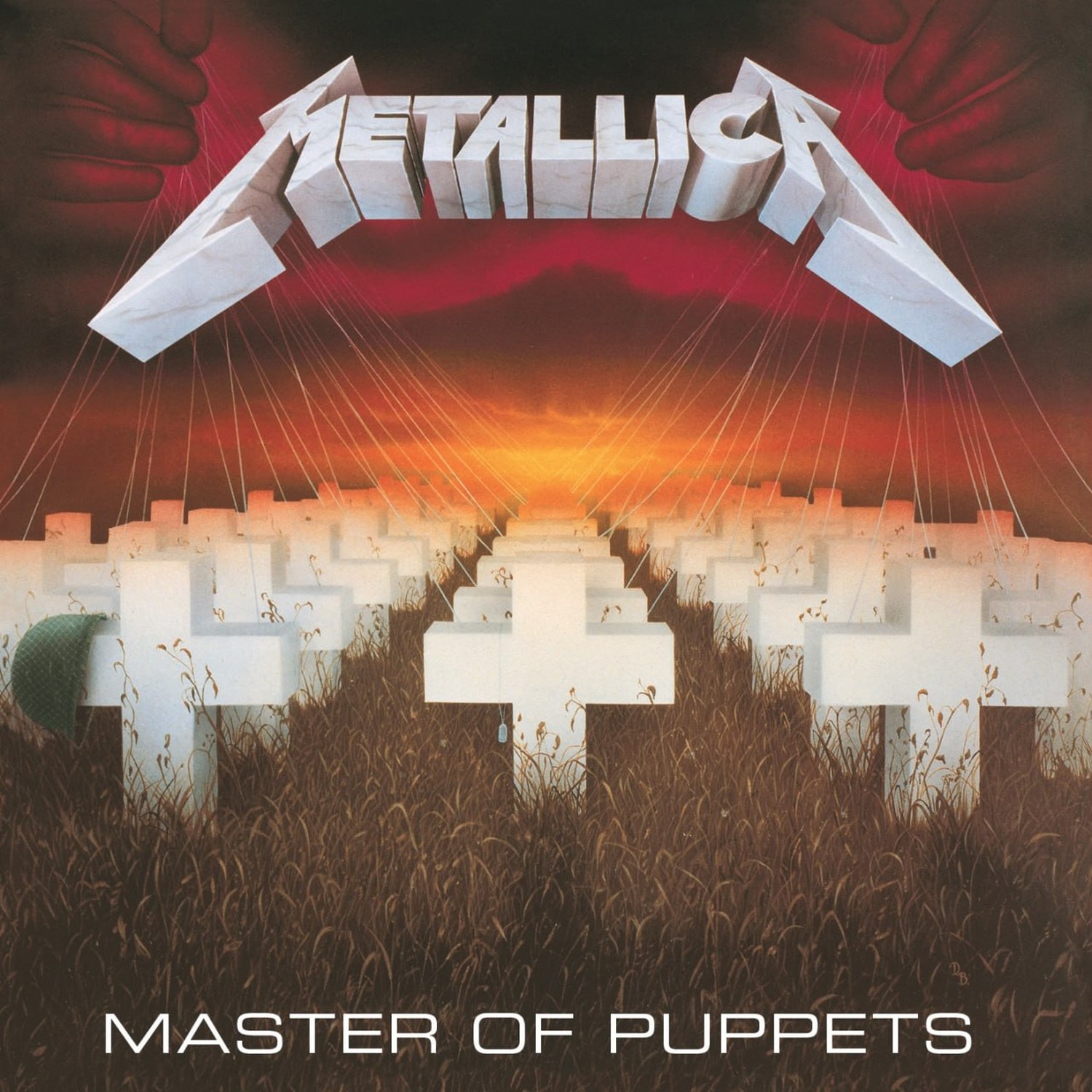 Metallica — Master Of Puppets, винил, 1986 — лицевая сторона конверта