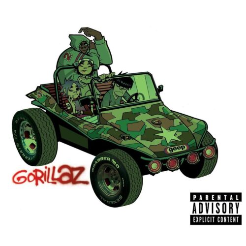 Gorillaz — Gorillaz, винил, 2001 — лицевая сторона конверта