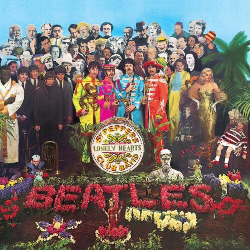 The Beatles — Sgt. Pepper's Lonely Hearts Club Band, винил — лицевая сторона конверта