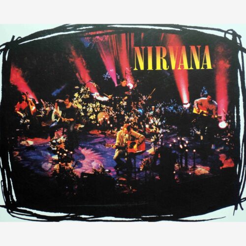 Nirvana — MTV Unplugged In New York, винил, 1994 — лицевая сторона конверта