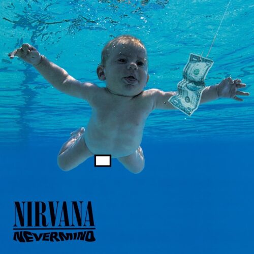 Nirvana — Nevermind, винил — лицевая сторона конверта